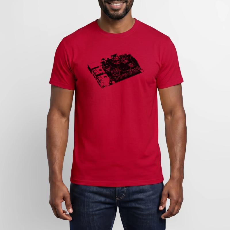 DIY - Raspberry Pi - Linux T-shirt homme