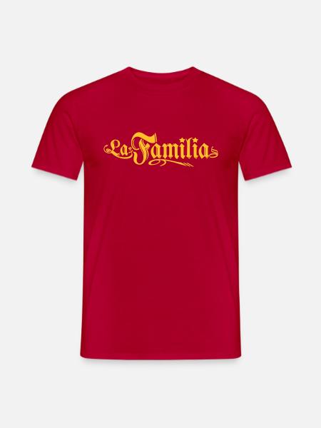 La Familia - Männer T-Shirt - Rot