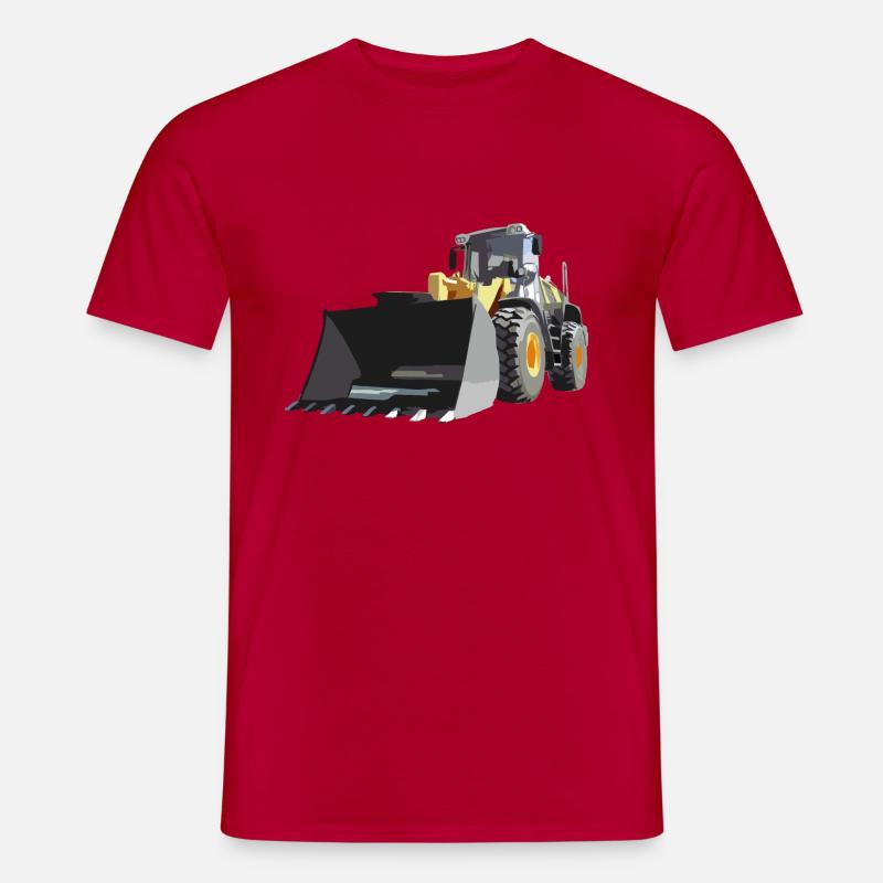 Radlader - Männer T-Shirt - Rot