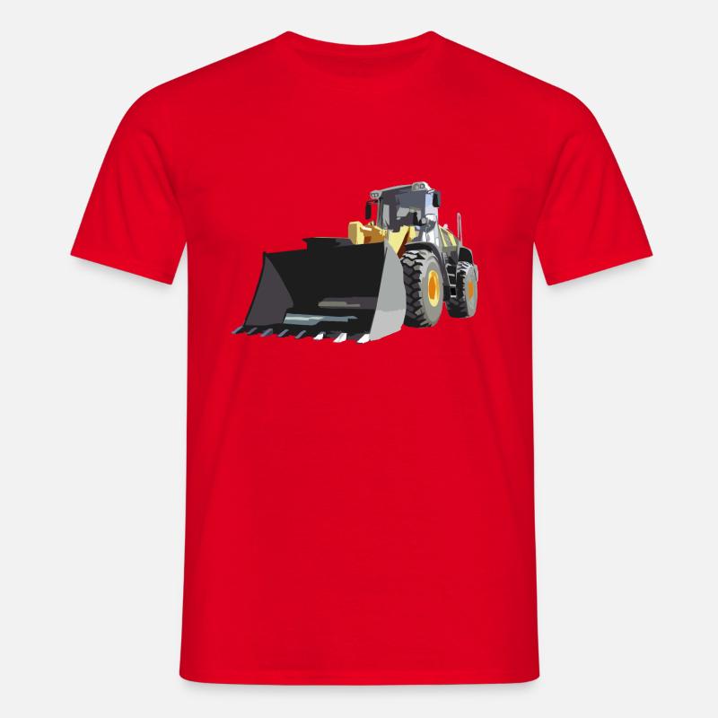 wheel loader - Men's T-Shirt - red