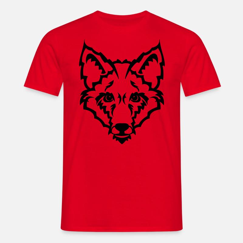 Fuchs - Männer T-Shirt - Rot