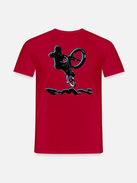 BMX Bike - Männer T-Shirt - Rot