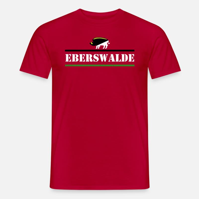 Eberswalde - Männer T-Shirt - Rot