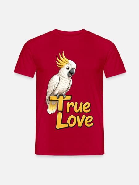Kakadu Love - Männer T-Shirt - Rot