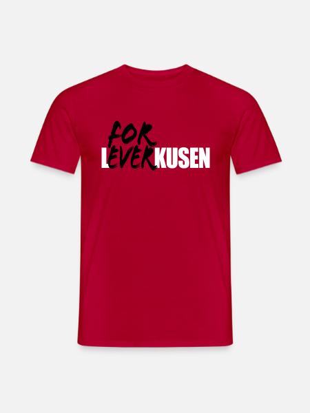 For Ever Leverkusen - Ich mag Leverkusen - Männer T-Shirt - Rot