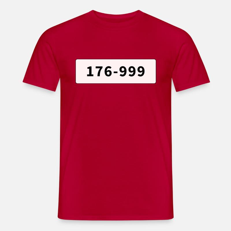Carnival Panzerknacker costume - Men's T-shirt - red
