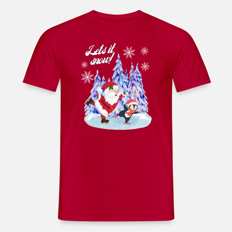 WINTERLAUFZEIT - Männer T-Shirt - Rot