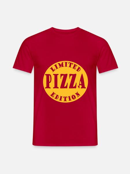 limited edition pizza 2ke - Männer T-Shirt - Rot