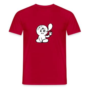 Empty brain - Men's T-Shirt - red - Front - AI Model Male 178 dark (178cm)