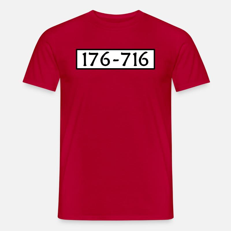 Panzerknacker Kostüm Fasching Karneval Lustig Cool - Männer T-Shirt - Rot