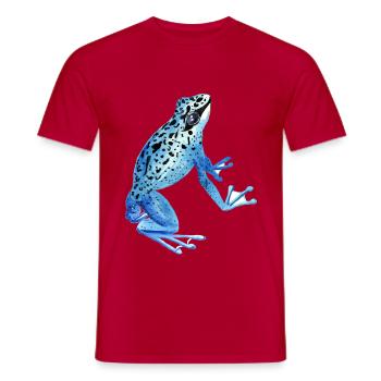 rana - T-shirt uomo - rosso - Fronte - AI Model Male 178 dark (178cm)