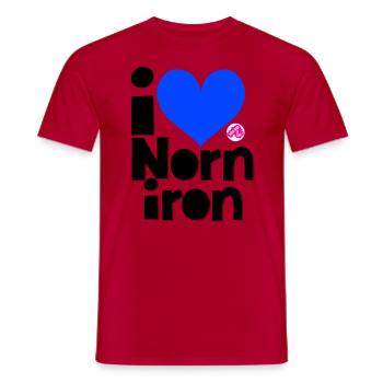 Northern Ireland - Men's T-Shirt - red - Front - AI Model Male 178 dark (178cm)