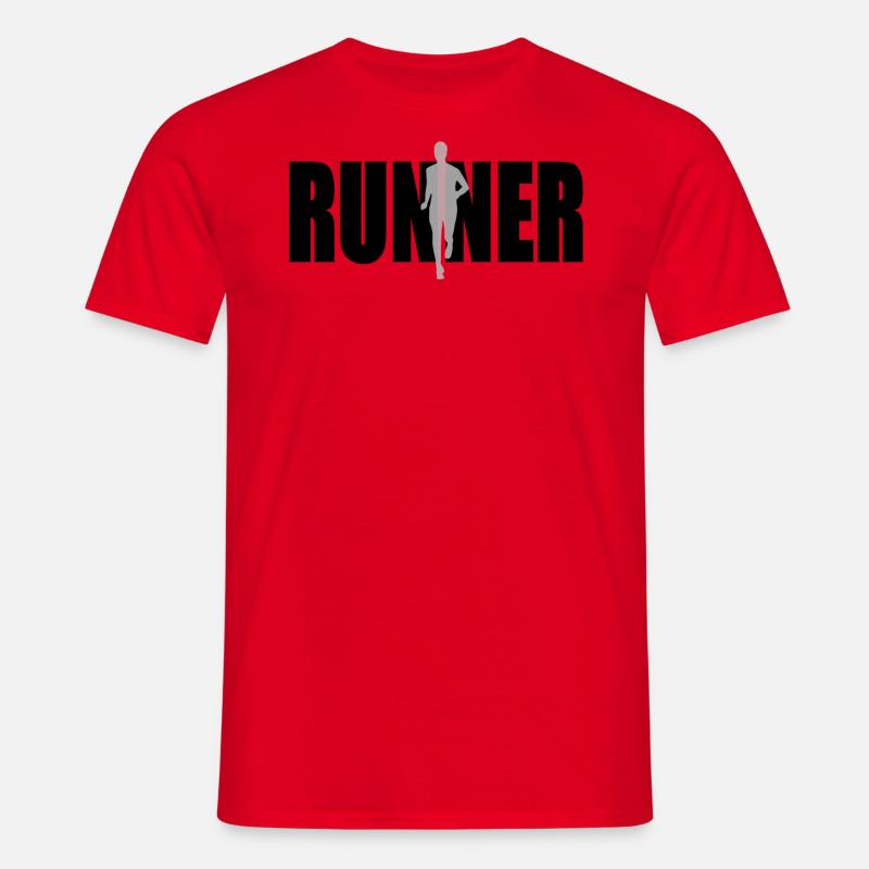 Runner - Männer T-Shirt - Rot