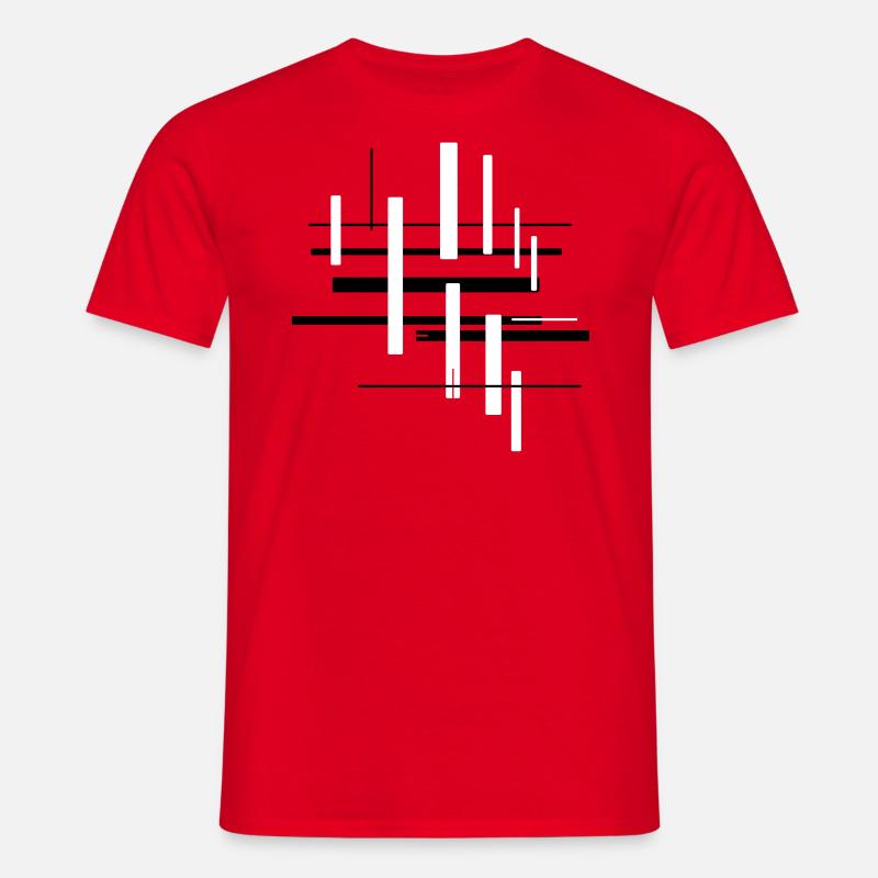 Architecture Pattern Abstract - Men's T-Shirt - red
