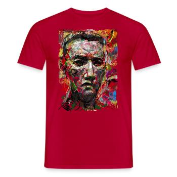 Le Boxeur - T-shirt homme - rouge - Devant - AI Model Male 178 dark (178cm)