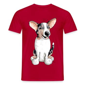 Drôle Welsh Corgi Cardigan - Chien - Chiens - T-shirt homme - rouge - Devant - AI Model Male 178 dark (178cm)
