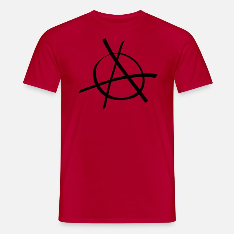 anarchy - Männer T-Shirt - Rot