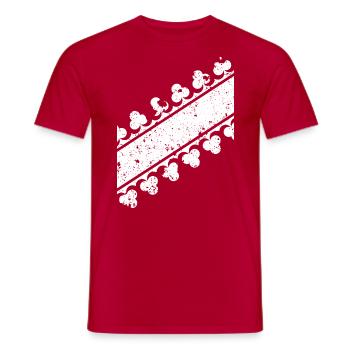 Bas-Rhin - T-shirt homme - rouge - Devant - AI Model Male 178 dark (178cm)