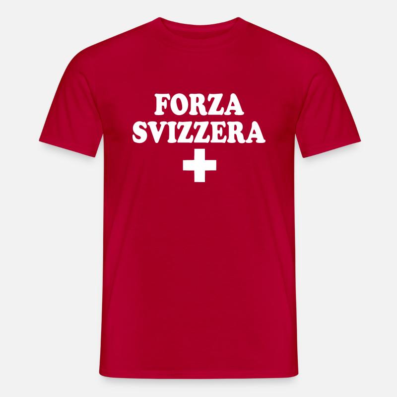 Schweizer Stärke - Männer T-Shirt - Rot