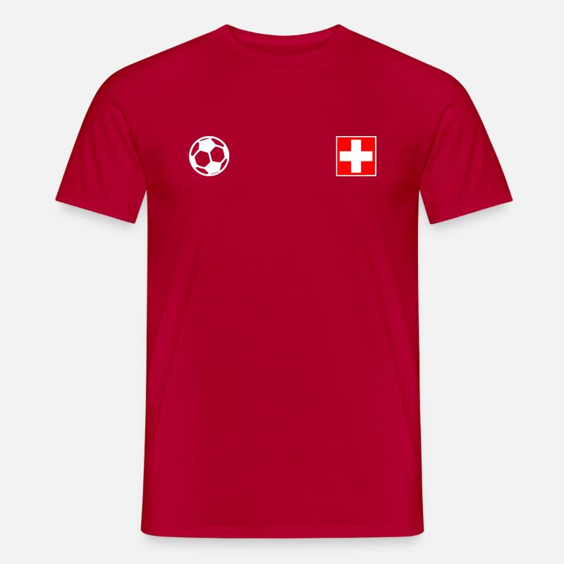 Schweiz - Männer T-Shirt - Rot