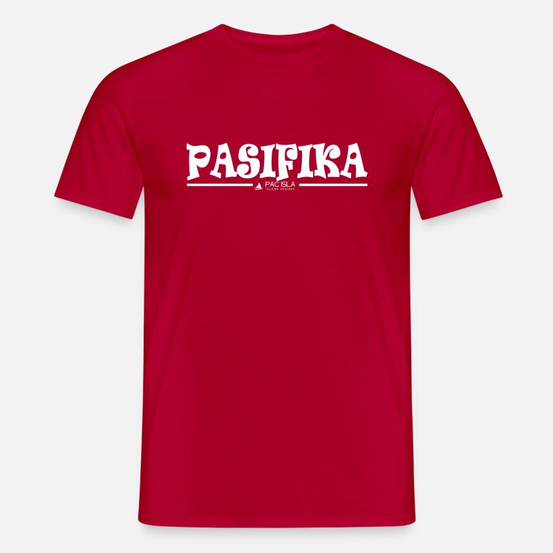 Pasifika - Männer T-Shirt - Rot