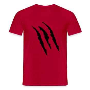 Marques de griffes - T-shirt homme - rouge - Devant - AI Model Male 178 dark (178cm)