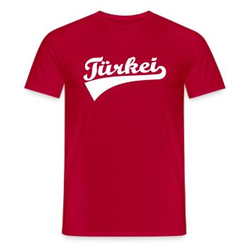 Türkei - Männer T-Shirt - Rot - Vorne - AI Model Male 178 dark (178cm)
