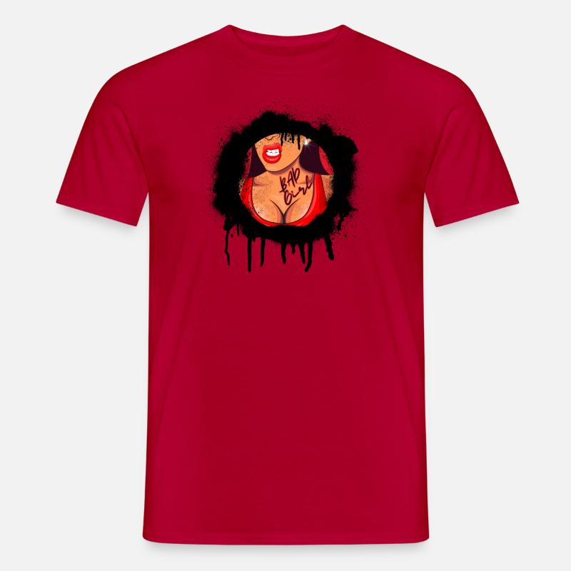 Bad Girl - Männer T-Shirt - Rot
