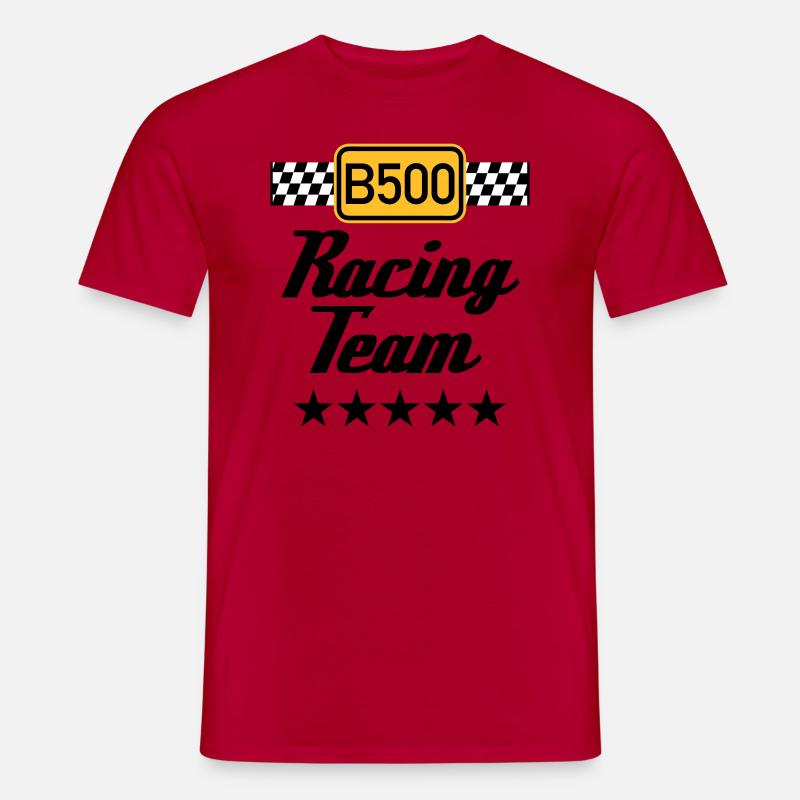 B500 Racing-Team - Männer T-Shirt - Rot