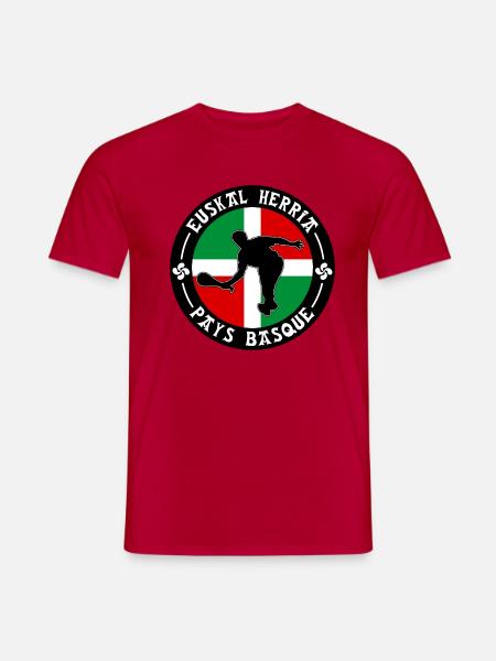 pelote basque 06 - T-shirt homme - rouge