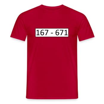 Crawler Gift idea - Men's T-Shirt - red - Front - AI Model Male 178 dark (178cm)