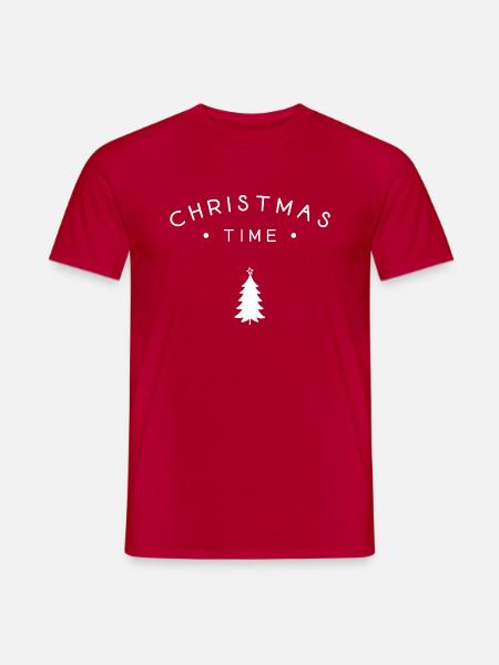 Christmas Time - Men's T-Shirt - red