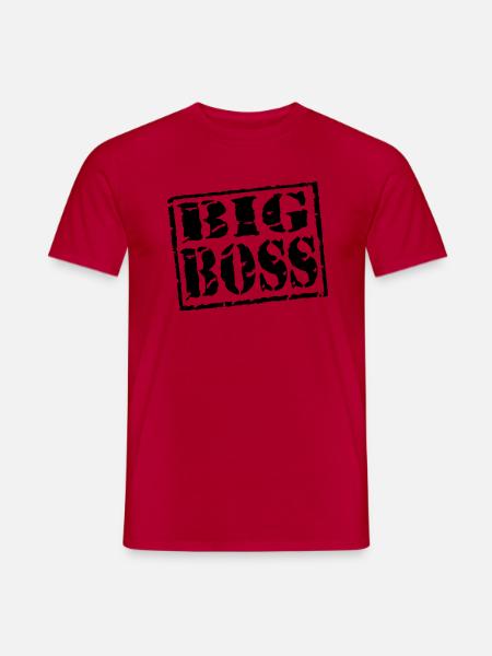Big Boss - T-shirt homme - rouge