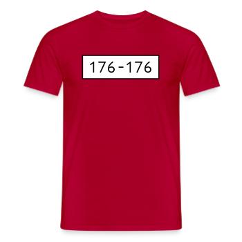 Panzerknacker 6 numéros groupe costumes carnaval - T-shirt homme - rouge - Devant - AI Model Male 178 dark (178cm)