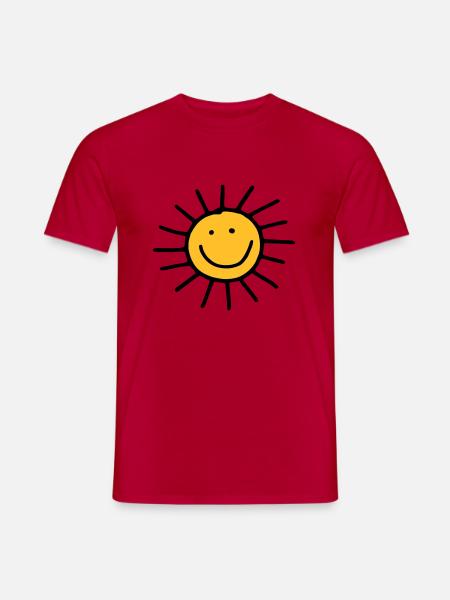 Sun - Men's T-Shirt - red