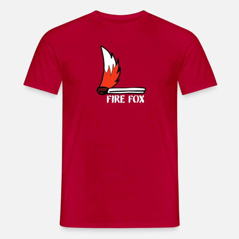 Fox Fox - Fox Fox - Match - T-shirt homme - rouge