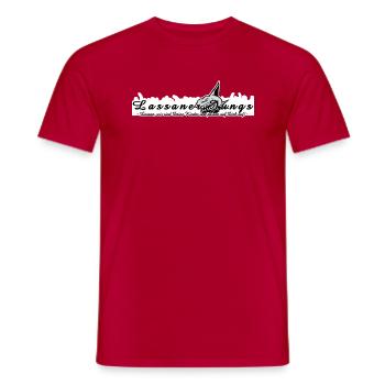 Lassaner Jungs - .. aus Tradition - 2007 - Männer T-Shirt - Rot - Vorne - AI Model Male 178 dark (178cm)