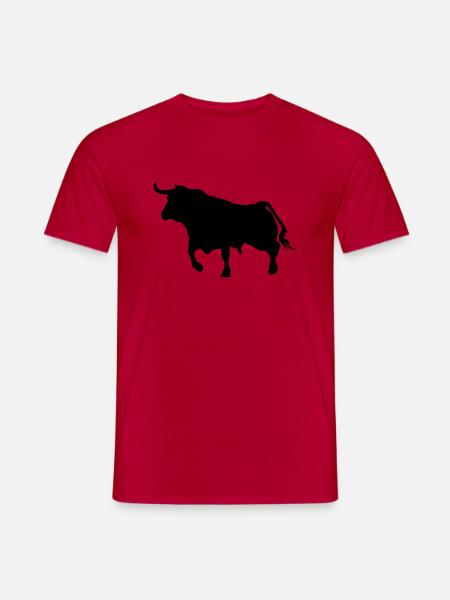 Torro - Bull - Buffalo - Bull - Bull - Ox - Men's T-Shirt - red