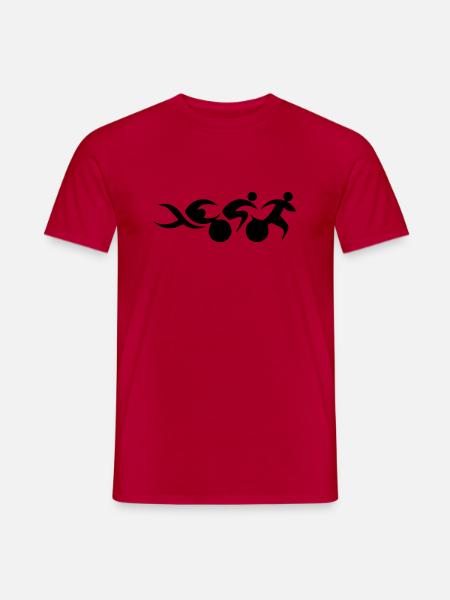 Triathlon - Men's T-Shirt - red