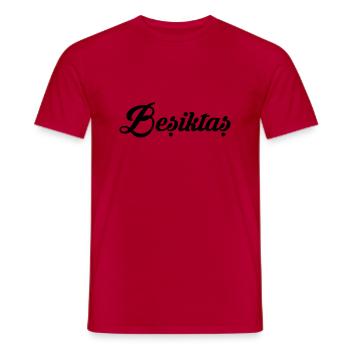 Besiktas - Männer T-Shirt - Rot - Vorne - AI Model Male 178 dark (178cm)