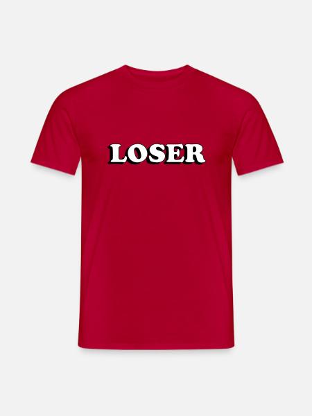 LOSER - Men's T-Shirt - red