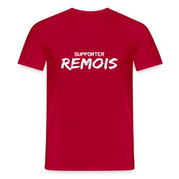 Supporter Remois - Fan de sport et de Reims - T-shirt homme - rouge - Devant - AI Model Male 178 dark (178cm)