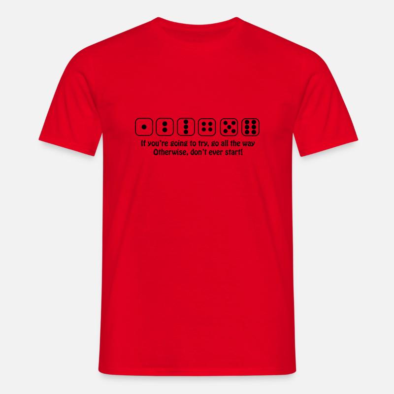 Boardgame Chess Backgammon Game Night - Men's T-Shirt - red