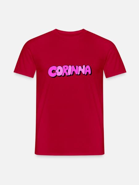 Corinna - Männer T-Shirt - Rot