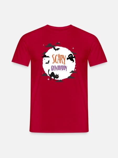 Scary Granddaddy - Men's T-Shirt - red