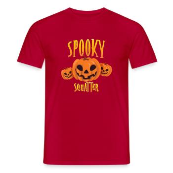Squatter effrayant - T-shirt homme - rouge - Devant - AI Model Male 178 dark (178cm)