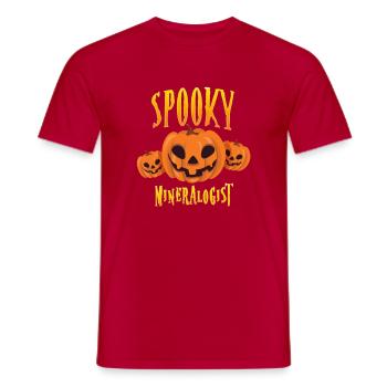 Minéralogiste effrayant - T-shirt homme - rouge - Devant - AI Model Male 178 dark (178cm)