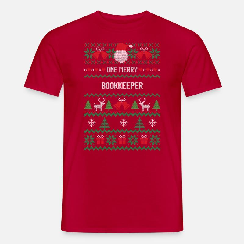Un joyeux comptable - T-shirt homme - rouge