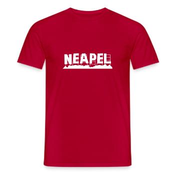 Naples - Men's T-Shirt - red - Front - AI Model Male 178 dark (178cm)