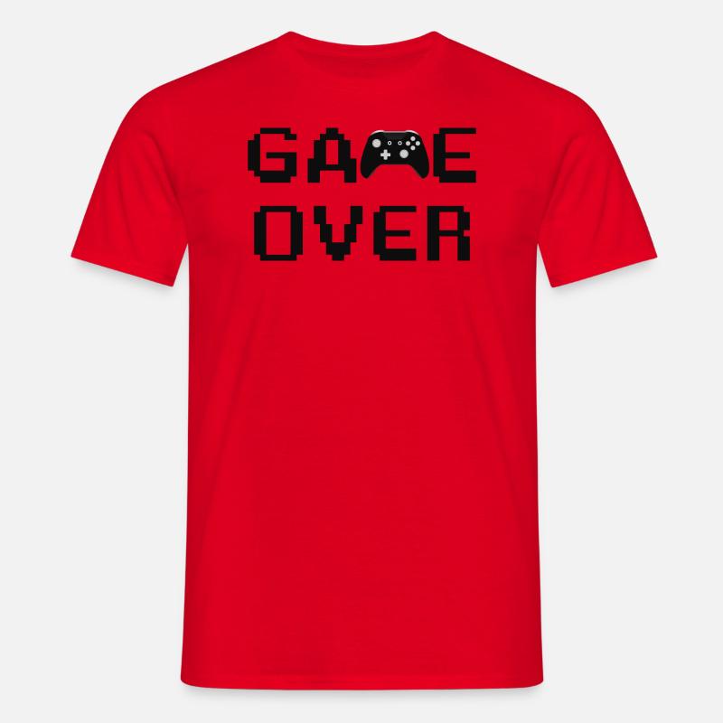 Game Over Controller - Männer T-Shirt - Rot